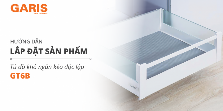 [VIDEO LẮP ĐẶT] Tủ đồ khô ngăn kéo độc lập GT6B